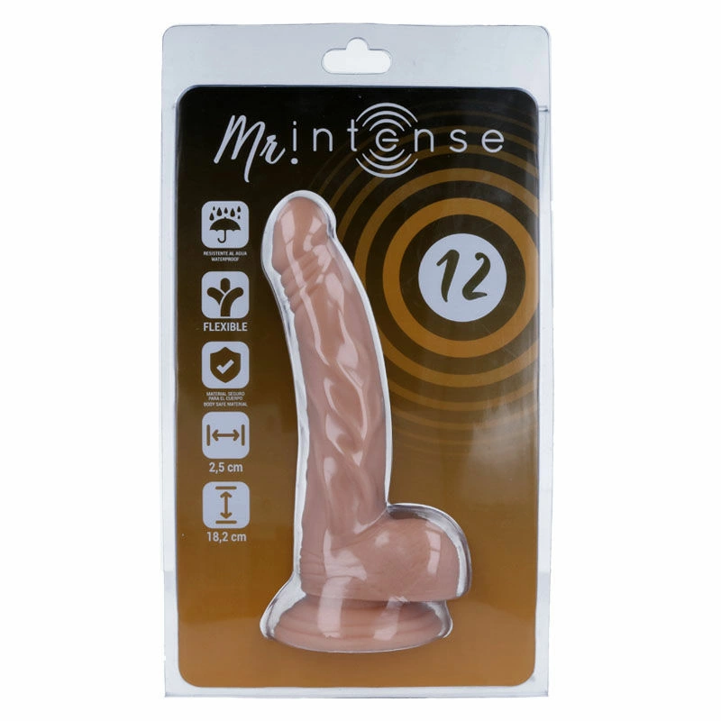 MR Intense Model 12 Intimate Silicone System 18.2 cm x 2.5 cm Natural