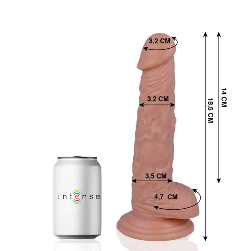 MR INTENSE Model 13 Anatomical Silicone System 18.5 cm Beige