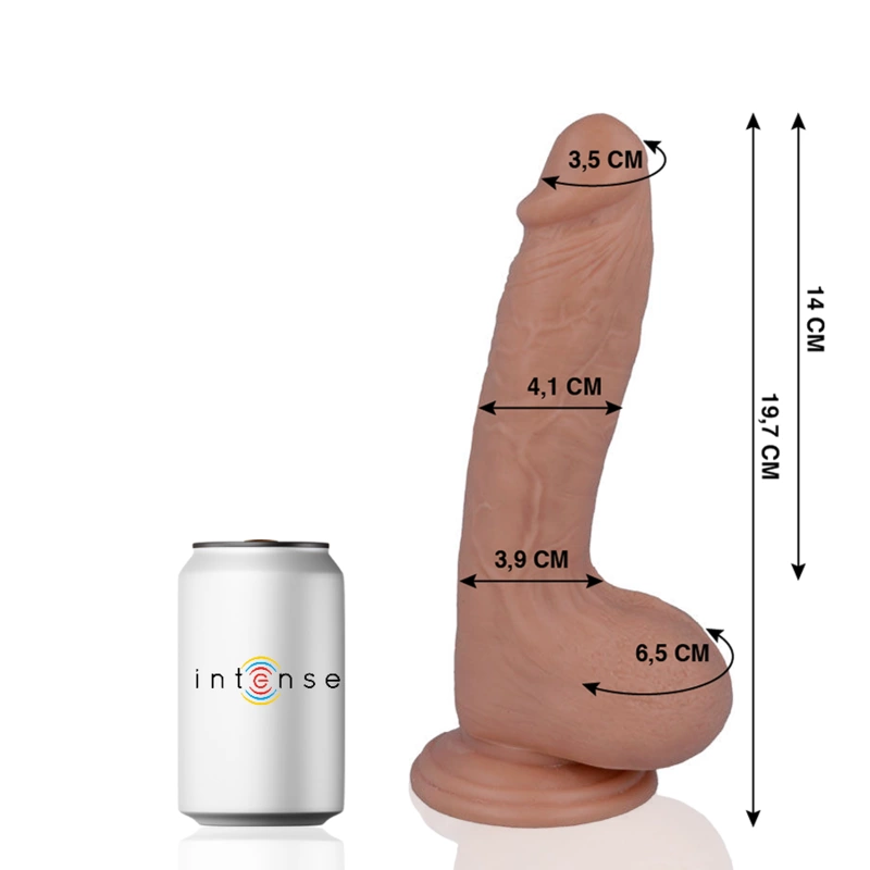 MR INTENSE Model 17 Natural Tone 19.7 cm Intimate Simulator with Suction Cup