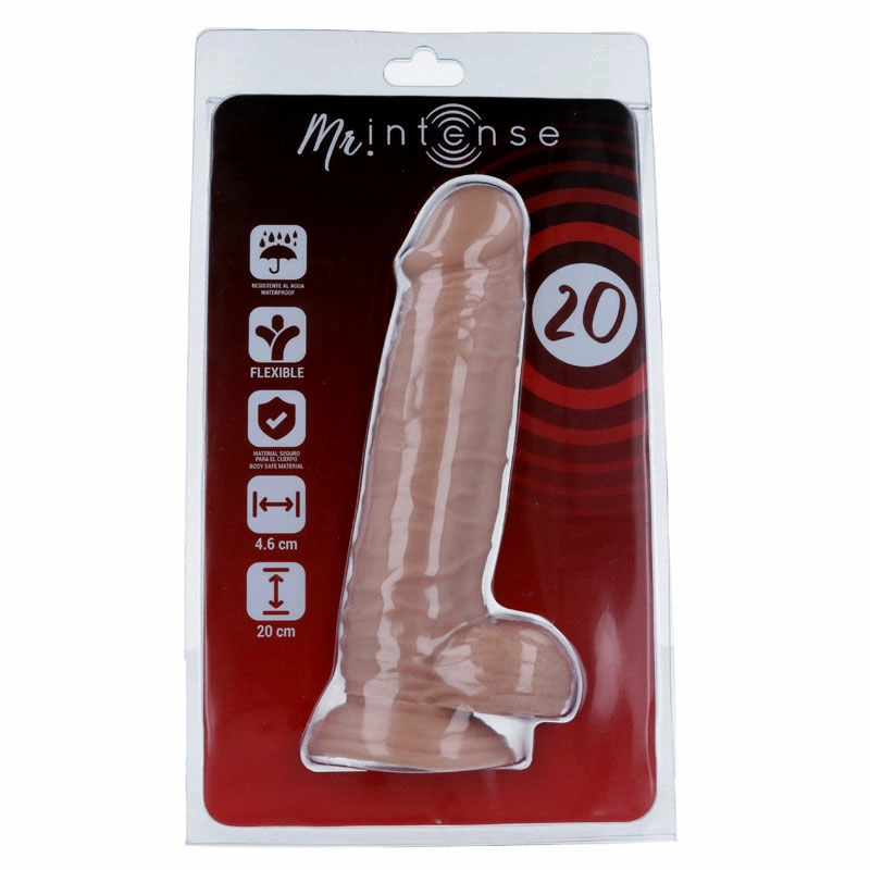 Mr Intense Model 20 Anatomic System 20 cm Natural Colour Suction Base