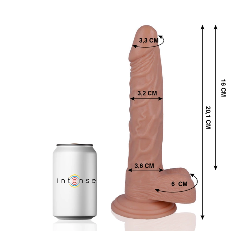MR INTENSE 21 Anatomical Model 20.1 cm with Suction Cup - Natural Tone