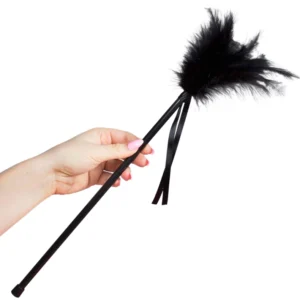 SecretPlay Feather Teaser Black 40cm - Sensual Touch Accessory