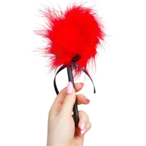 Secret Play Red Marabou Feather Teaser - Soft Touch Sensory Accessory
