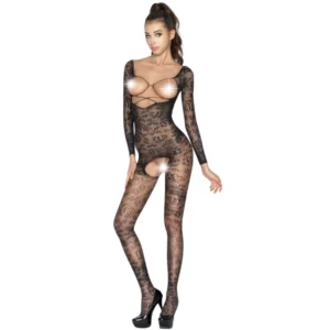 PASSION BS031 Bodystocking Black - Elegant Fishnet One Size