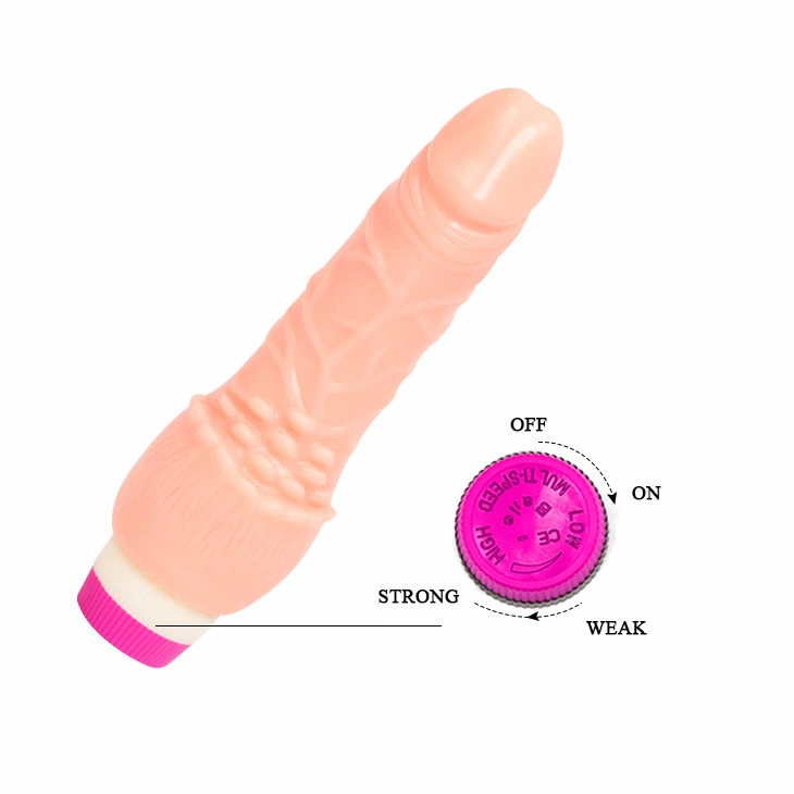 BAILE Waves of Pleasure Intimate Vibrating Model 19.5 cm Natural Tone