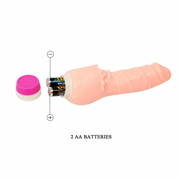 BAILE Waves of Pleasure Intimate Vibrating Model 19.5 cm Natural Tone