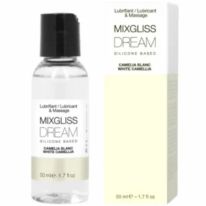 Mixgliss Dream White Camelia Silicone Lubricant & Massage Gel 50ml
