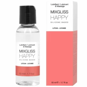 Mixgliss Happy Silicone Intimate Gel Litchi Aroma 50ml - Long-Lasting Formula