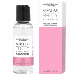 Mixgliss Pretty Silicone Lubricant Cherry Blossom 50ml - Long-Lasting Formula