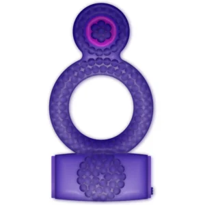 CASUAL LOVE Vibrating Double Ring Purple - Flexible Intimate System