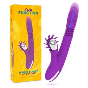 FUN FUNCTION Bunny Funny Up & Down 2.0 Silicone Intimate Device Pink 24cm