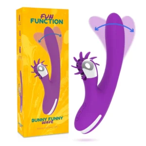 Fun Function Bunny Funny Wave 2.0 - Flexible Silicone Wave System, 24 cm