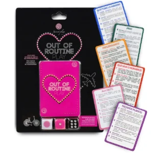 Secret Play Out of Routine Play Game - 72 Challenges, 3 Dice, Multilingual