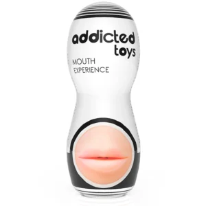 Addicted Toys Mouth-Shaped Intimate Machine TPR Transparent Compact