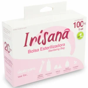 Irisana Sterilizer Bag 5-Pack - Microwave Disinfection System, 100 Uses