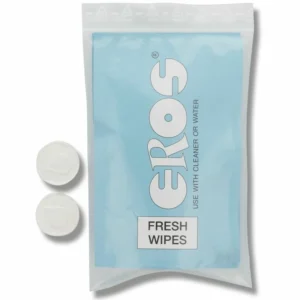 EROS Fresh Wipes Intimate Cleaning 12 pcs Natural Viscose Compact