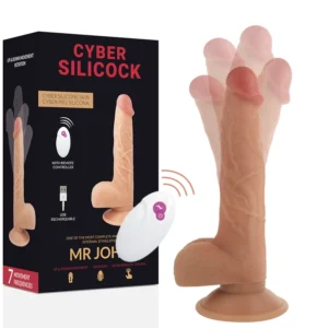 Cyber Silicock Mr John 23.9 cm Remote-Controlled Intimate System