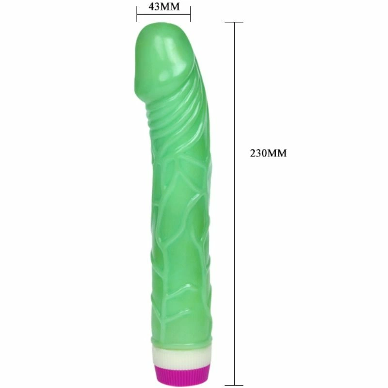 Baile Waves of Pleasure Intimate Vibration Device 23cm Green Multispeed