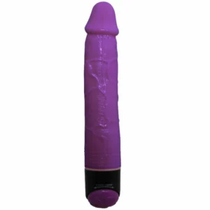 Baile Colorful Lilac Vibrator 23.3cm Adjustable Multi-Speed TPR