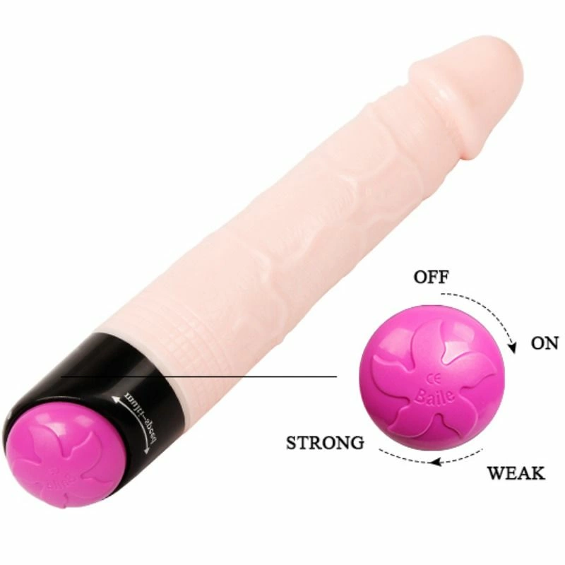 Baile Colorful Intimate Vibration & Rotation Device 24 cm PVC Multi-Speed