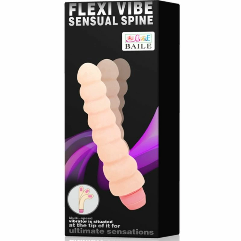Baile Flexi Vibe Sensual Spine Flexible System 19 cm - Multi-Speed Model