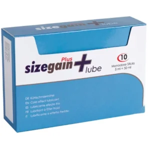 500 Cosmetics Sizegain Plus Lube Water-Based Cooling Effect 10x5ml