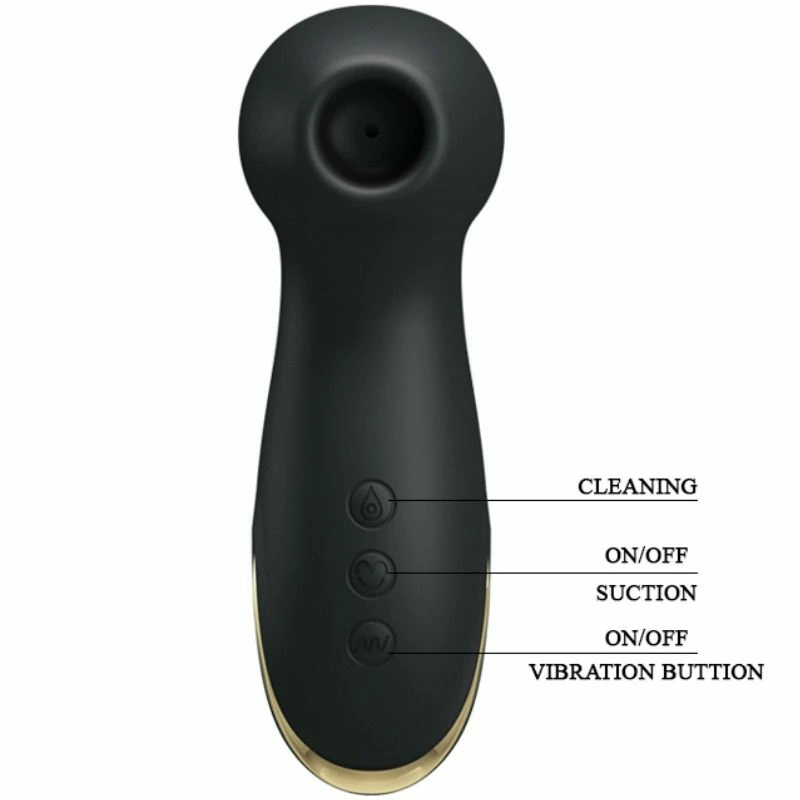 Pretty Love Hammer Intimate Device with Vibration & Suction, USB, Pink