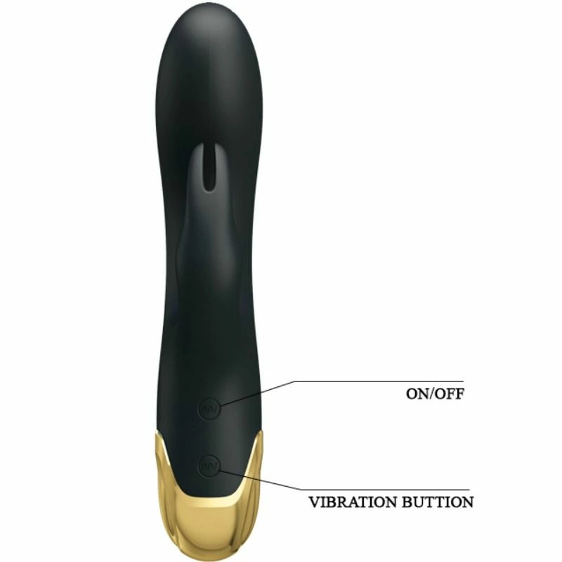 Pretty Love Smart Double Vibrator - Medical Silicone, USB, IPX7 Waterproof