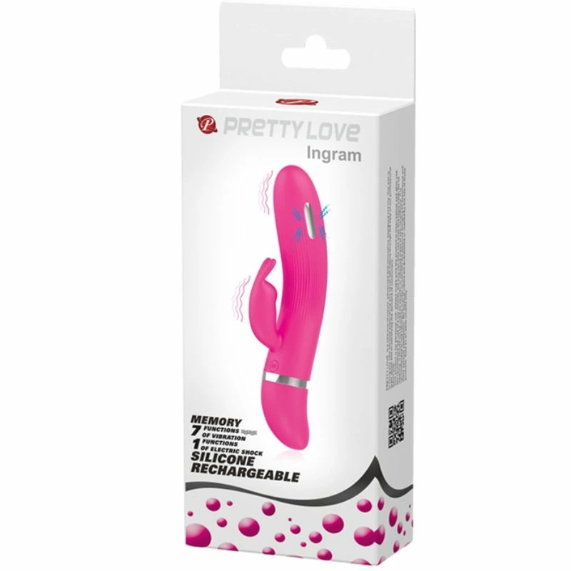 Pretty Love Flirtation Ingram Silikoninis intymus prietaisas su elektrostimuliacija