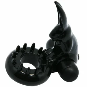 Baile Sweet Ring Black Intimate Stimulation System with Rabbit Attachment