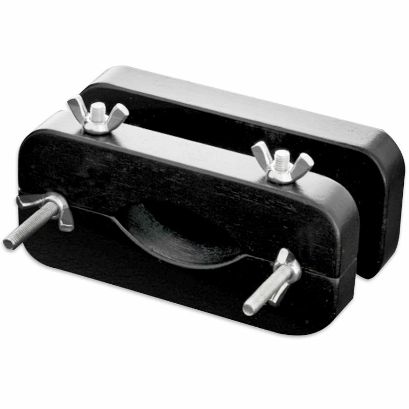 METAL HARD Reguliuojamas medinis suvaržymas Juodas 10,4x13,8cm