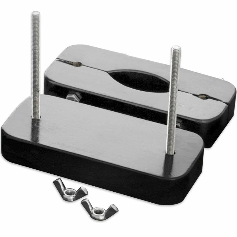 METAL HARD Reguliuojamas medinis suvaržymas Juodas 10,4x13,8cm