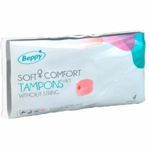 Beppy Soft Comfort Wet Tampons 4 pcs - Anatomical, Lavender Scented