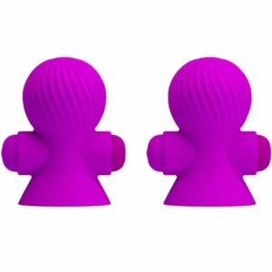 Pretty Love Nipple Stimulators 12M Lilac - Silicone, 12 Modes, USB