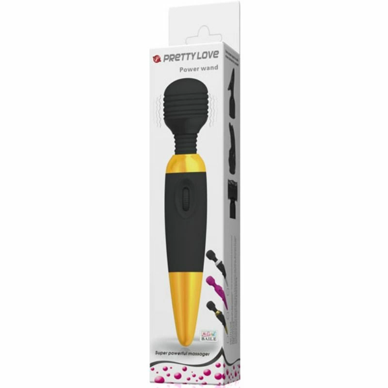 Pretty Love Power Wand Massager Golden Edition – lankstus prabangus modelis