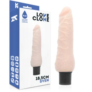 Loveclone Sven Intimate Device Self-Lubrication 18.5cm Beige Vibrating
