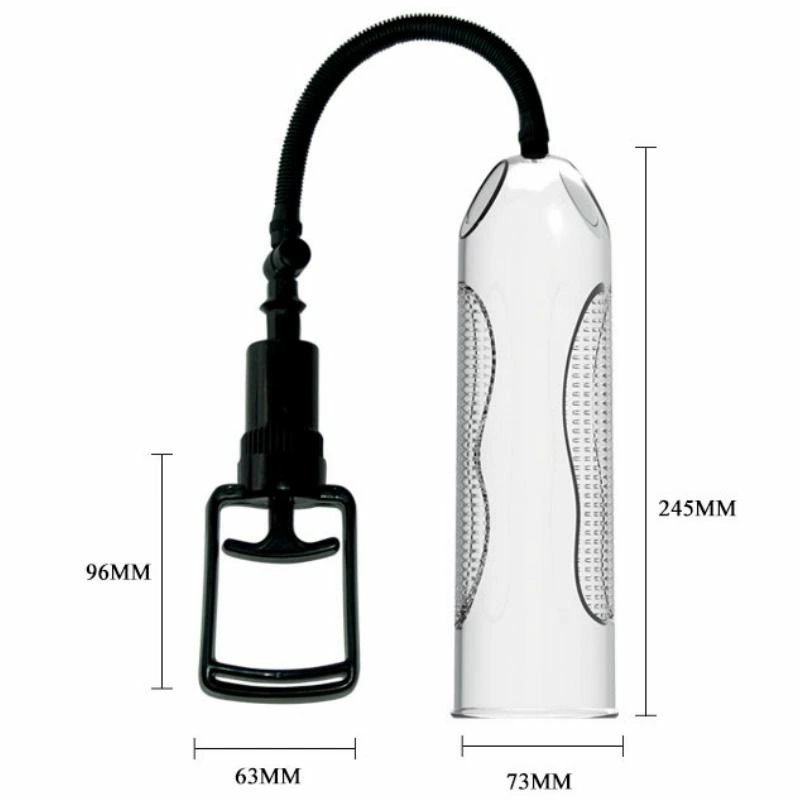 Pretty Love Alexander Intimate Vacuum Pump with Vibration, Transparent