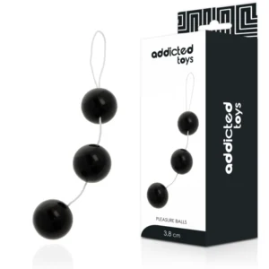 Addicted Toys Pleasure Balls ABS Intimate Bead System 15cm Black