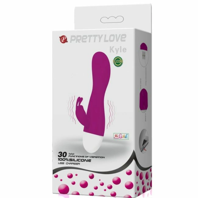 Pretty Love Smart Kyle Multifunctional Silicone Vibrator 30 Modes Pink
