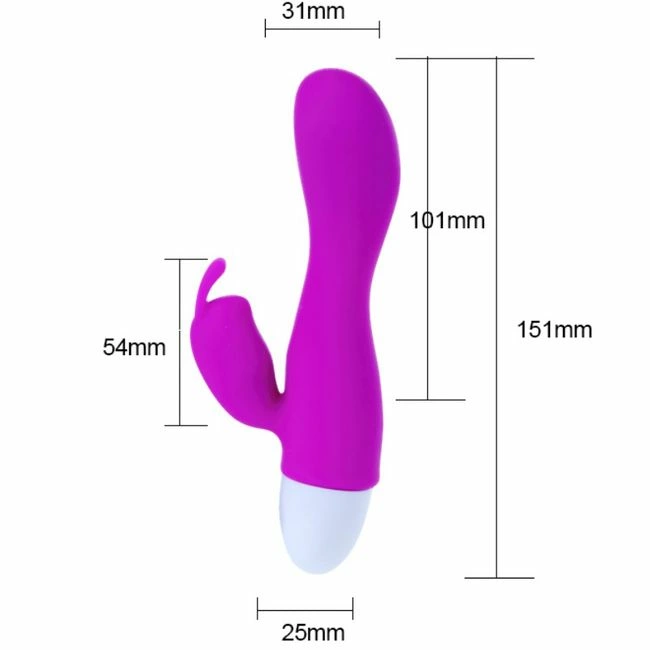 Pretty Love Smart Kyle Multifunctional Silicone Vibrator 30 Modes Pink