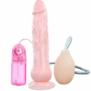 Baile Fountain Multi-Speed Vibrator with Ejaculation Feature, Suction Base