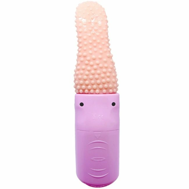 Pretty Love Smart Tongue Rotating Intimate Device USB TPR ABS Pink