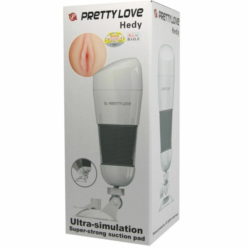 Pretty Love Hedy White Intimate Machine Textured Silicone Compact