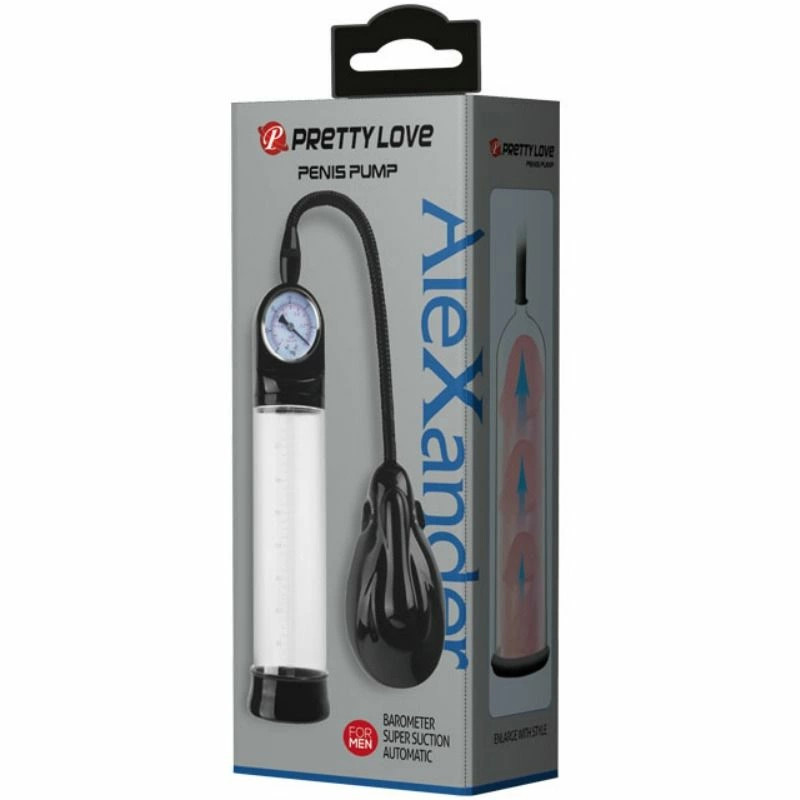 Pretty Love Alexander Automatic Vacuum System with Pressure Gauge Black