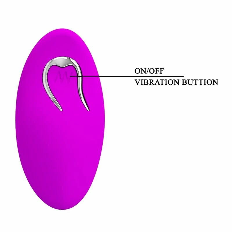 Pretty Love Heather Black Anal Plug with Up-Down Motion & Remote Control