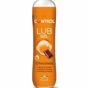 Control Lube Gel Chocolate 75ml - Water-Based Lubricant, Paraben-Free