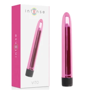 INTENSE VITO Vibrator Pink 17cm Travel Model ABS Silent System