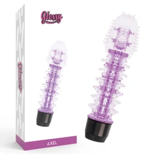 Glossy Axel Lilac Intimate Vibrating Device, Waterproof, 14cm, TPE