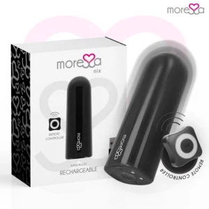Moressa Nix Black Wireless Vibration System with Remote Control, 77x28mm