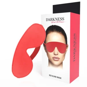Darkness Red Eye Mask PVC Adjustable Strap High-Quality Finish